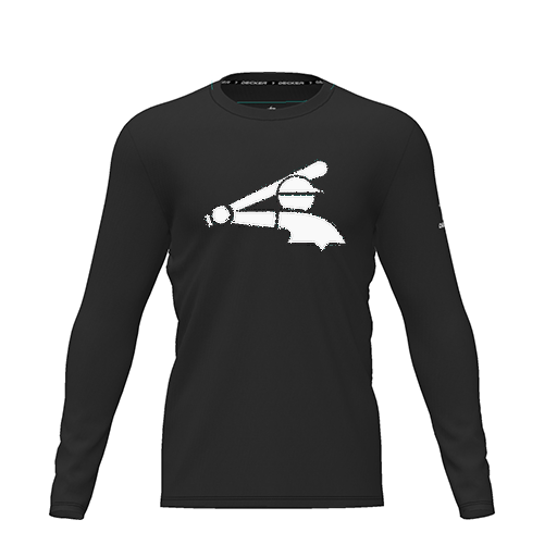 [CUS-DRIF-TEES-PER-CNK-LSL-BLK-YXS-LOGO3] Dri Fit Performance T-Shirt (Youth XS, Black, Logo 3, Long Sleeve)