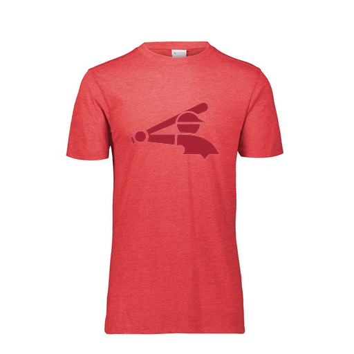 [FTSCUBRD-AS-LOGO2] Decker Men's Tri-Blend T-Shirt - Short Sleeve (Adult S, Red, Logo 2)