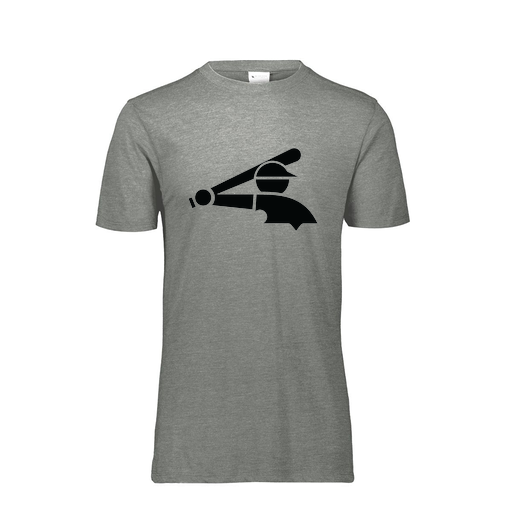 [FTSCUBGY-YS-LOGO3] Decker Youth Tri-Blend T-Shirt - Short Sleeve (Youth S, Gray, Logo 3)