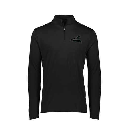 [FTLQFLBK-FAXS-LOGO3] Ladies Flex-Lite 1/4 Zip Shirt (Female Adult XS, Black, Logo 3)