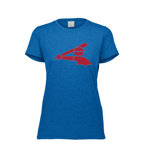 [FTSCUBRY-FAXS-LOGO2] Decker Women's Tri-Blend T-Shirt - Short Sleeve (Female Adult XS, Royal, Logo 2)