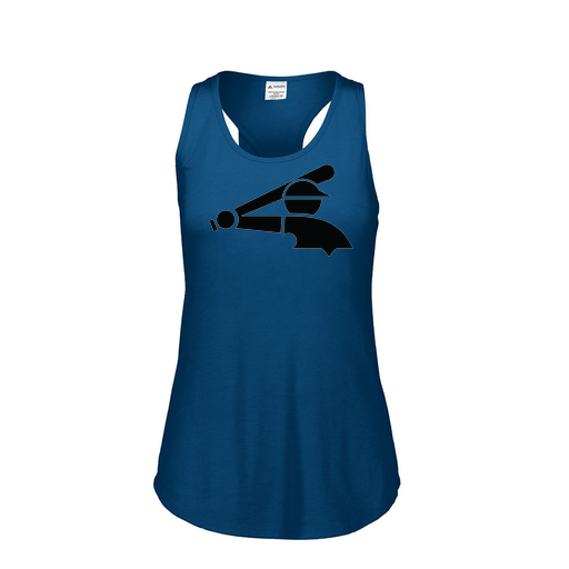 [3078.U22.S-LOGO3] Ladies Tri Blend Tank Top (Female Adult S, Navy, Logo 3)