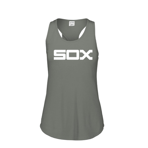 [3078.013.S-LOGO1] Ladies Tri Blend Tank Top (Female Adult S, Gray, Logo 1)