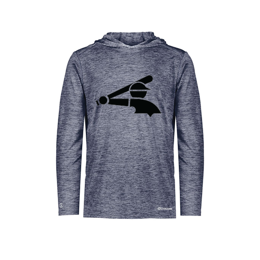 [FOLHCGNV-AS-LOGO3] Men's Charge Hoodie (Adult S, Navy, Logo 3)