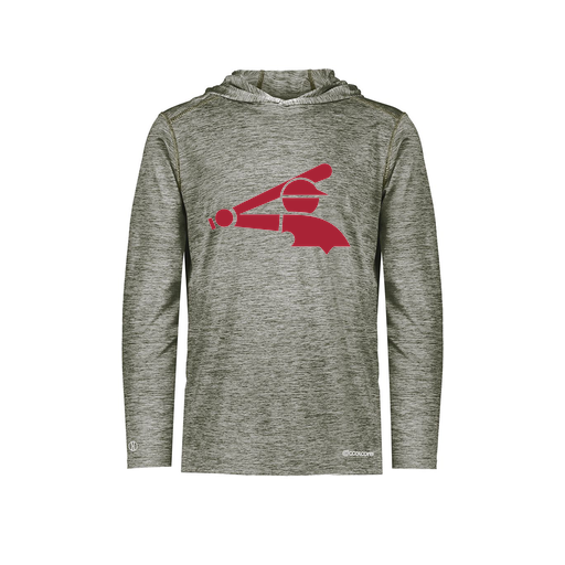 [FOLHCGGY-AS-LOGO2] Decker Men's Charge Hoodie (Adult S, Gray, Logo 2)