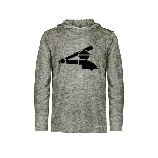 [FOLHCGGY-AS-LOGO3] Decker Men's Charge Hoodie (Adult S, Gray, Logo 3)