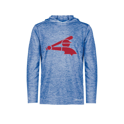 [FOLHCGRY-YS-LOGO2] Decker Youth Charge Hoodie (Youth S, Royal, Logo 2)