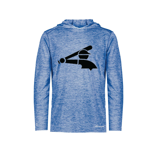 [FOLHCGRY-YS-LOGO3] Decker Youth Charge Hoodie (Youth S, Royal, Logo 3)