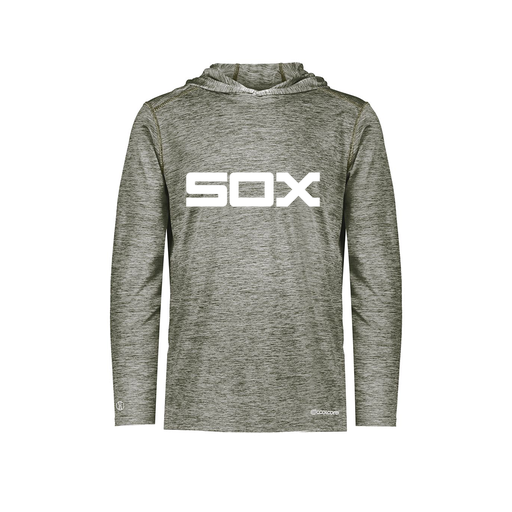 [FOLHCGGY-YS-LOGO1] Decker Youth Charge Hoodie (Youth S, Gray, Logo 1)