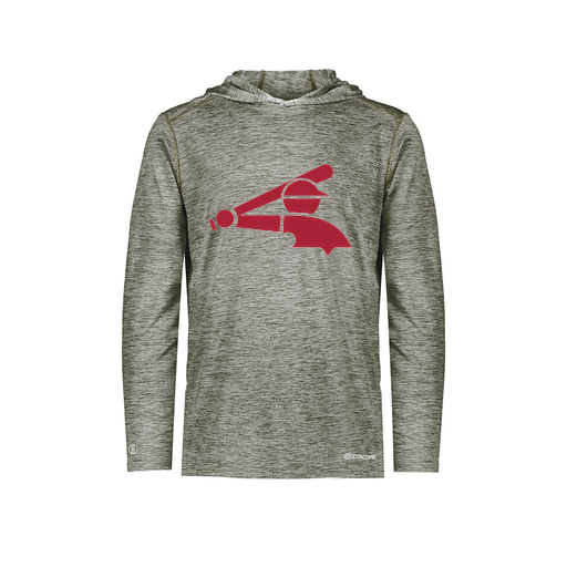 [FOLHCGGY-YS-LOGO2] Decker Youth Charge Hoodie (Youth S, Gray, Logo 2)