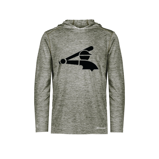 [FOLHCGGY-YS-LOGO3] Decker Youth Charge Hoodie (Youth S, Gray, Logo 3)