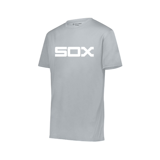 [222818.099.S-LOGO1] Men's Movement Dri Fit Shirt (Adult S, Silver, Logo 1)