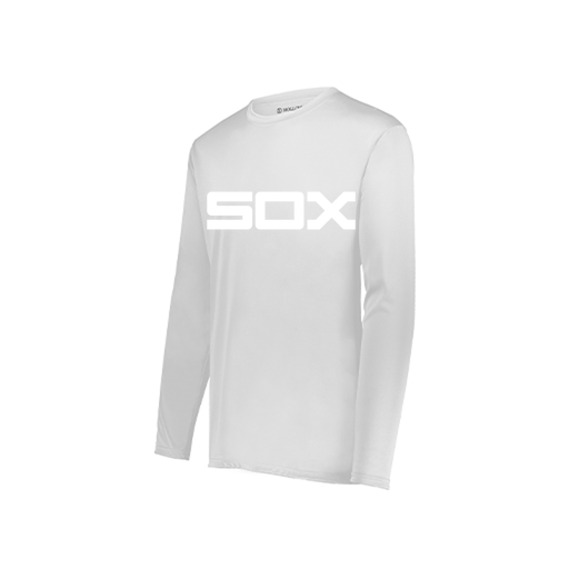[222822.005.XS-LOGO1] Men's LS Smooth Sport Shirt (Adult XS, White, Logo 1)