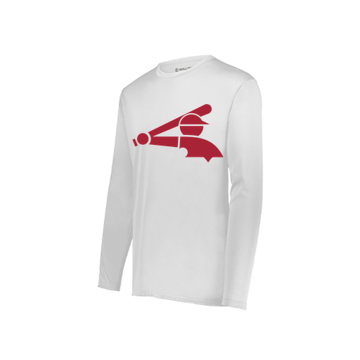[222822.005.XS-LOGO2] Men's LS Smooth Sport Shirt (Adult XS, White, Logo 2)