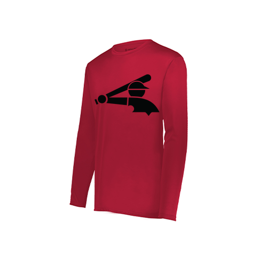 [222822.083.XS-LOGO3] Men's LS Smooth Sport Shirt (Adult XS, Red, Logo 3)