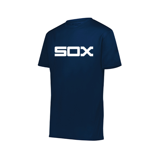 [222819.065.XXS-LOGO1] Youth Movement Dri Fit Shirt (Youth XXS, Navy, Logo 1)