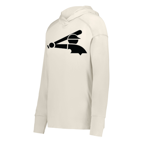 [222798-WHT-FAXS-LOGO3] Ladies Ventura Thin Knit Hoodie (Female Adult XS, White, Logo 3)